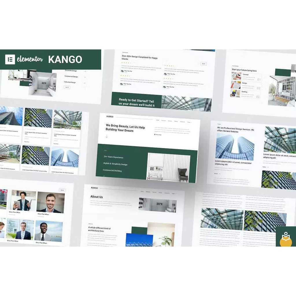 Kango – Architecture Elementor Template Kits