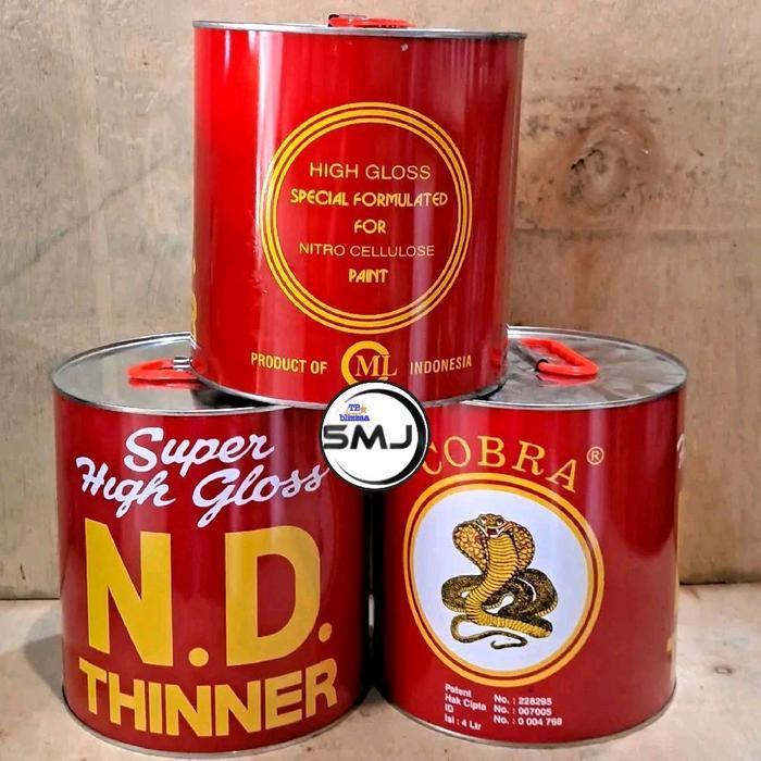 Thinner 5LTR Thinner ND Cobra Merah 5ltr Galon Thiner Cobra Merah Cobra Hitam Cobra Hijau Impala