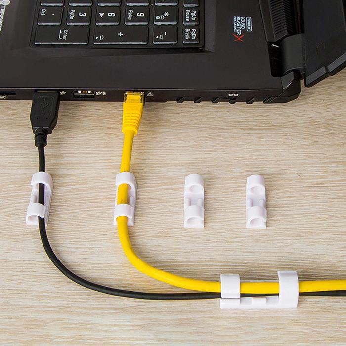 Klip kabel tempel cable organizer klem kabel pengikat kabel tempel clip kabel cutenery