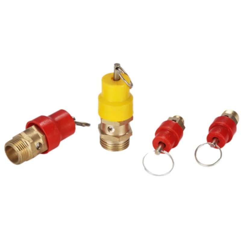 BELI SEKARANG 8KG Air Compressor Safety Release Relief Valve Connector Air Gas Pressure Regulator 1/