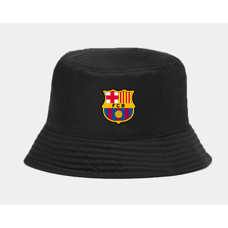 Topi bucket FC Barcelona Barca Logo