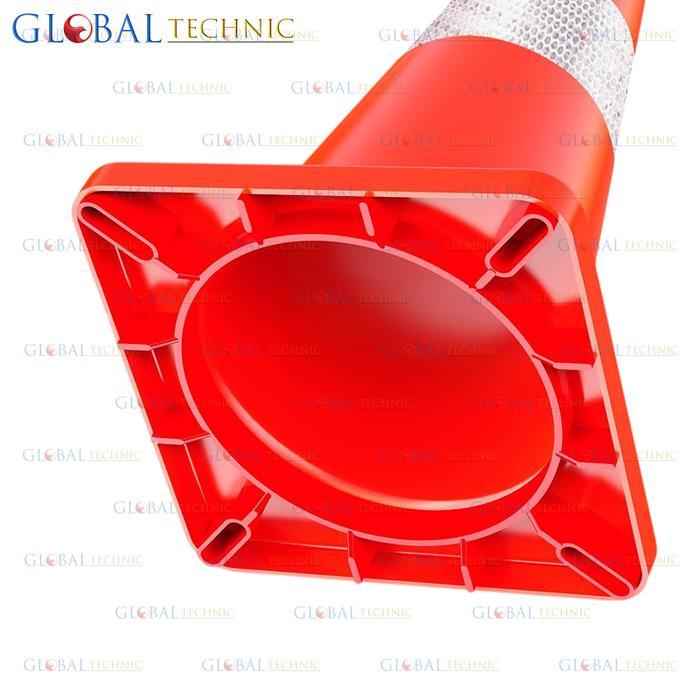 Safety Traffic Cone 70Cm / Kerucut Lalu Lintas Karet Rubber