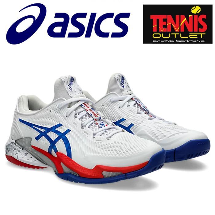 Asics Court Ff 3 Novak (White/Asics Blue) Terlaris