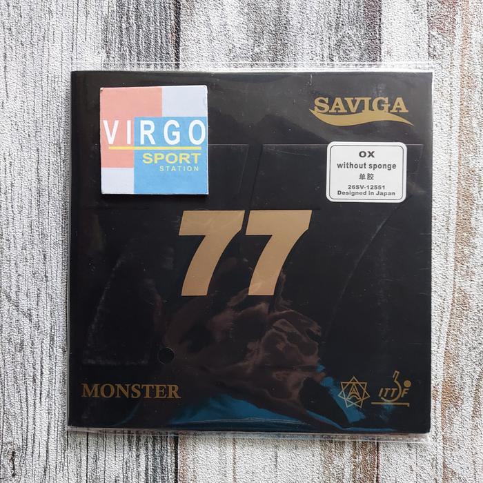 SAVIGA 77 MONSTER KARET BINTIK BAT BET PINGPONG LONG PIMPLE