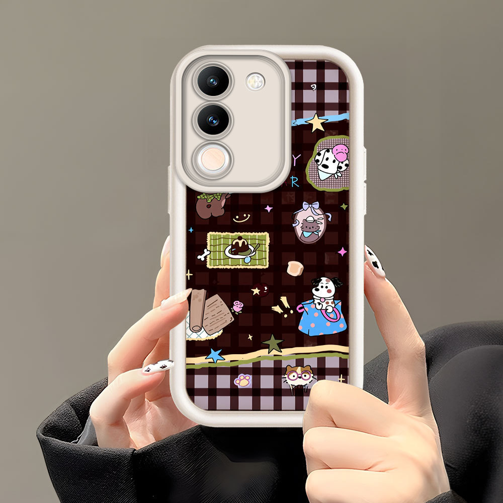 Casing Hp Untuk VIVO V29E 5G Phone Case Softcase Soft Imut Kesing Kartun Cassing DXH30 6065 TY