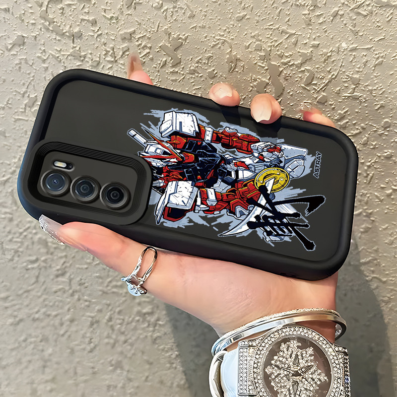 Casing Hp Untuk OPPO A16 OPPO A16s OPPO A54s Case Casing pola robot Cesing HP Kasing Kesing mata lan