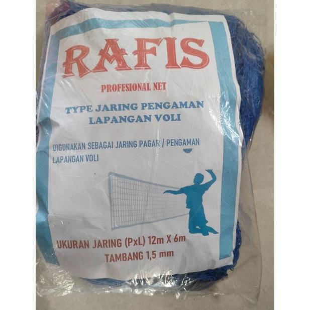 ORIGINAL Jaring Pengaman Lapangan Bola Voli 12 X 6 (Tambang 1,5 mm) READY STOCK
