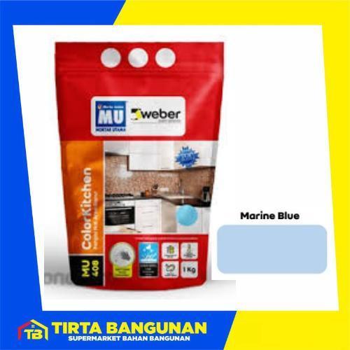 Mu 408 Colorkitchen Pengisi Nat Keramik Granit Area Dapur Semen Nat Perekat Instan 1 Kg