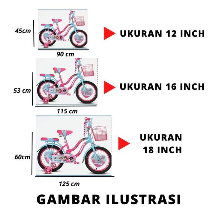 Sepeda Anak Sepeda Anak Perempua Tk Sampai Sd Sepeda Mini Sepeda Keranjang Pasti Diskon