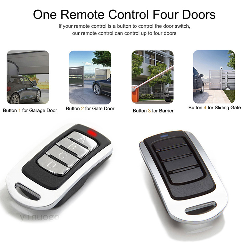TX2REV TX4REV TX4REVF TX4EVF Garage Door Remote Control Duplicator 868MHz Remote Control Garage Door