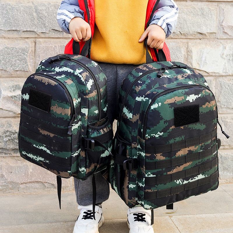 Children Tactical Backpack Small Student School Bag Kids Outdoor Hiking Travel Sports Backpack