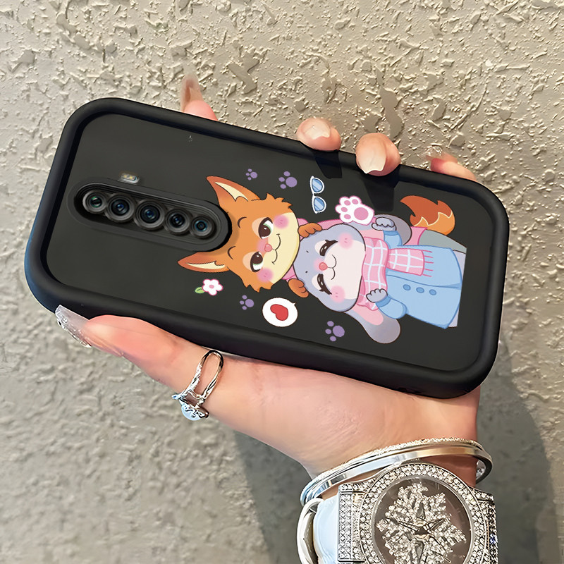 Casing Hp Untuk OPPO Reno 2F Reno 2Z Reno2 F Reno2 Z Case Casing Kelinci rubah pola Kasus HP Tangga 