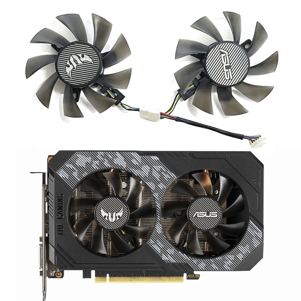 RTX2060 GTX1660 GTX1650 Video Card Fan For ASUS TUF Gaming GTX 1650 1660 Super RTX 2060 Graphics