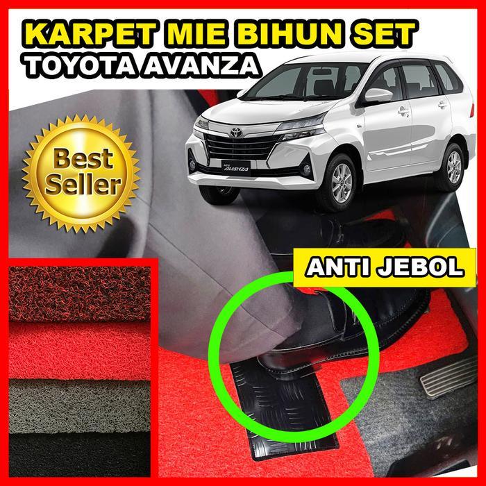 Karpet Mie Mobil Lantai Bihun Keset Set Toyota Avanza 3 Baris 1 Warna