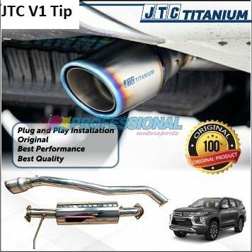Exhaust Muffler Knalpot JTC titanium Pajero Sport Dakar Exceed 09+