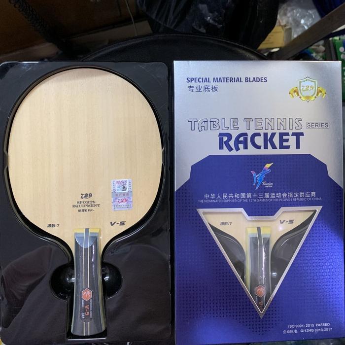 KAYU BAT FRIENDSHIP 729 V-5 KAYU BLADE BAT BET PINGPONG FRIENDSHIP ORI