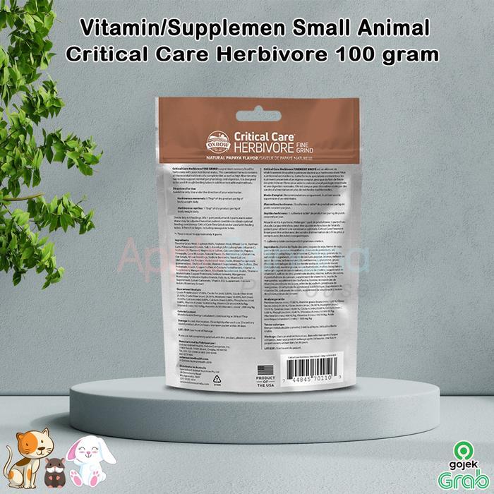 Oxbow Critical Care Fine Grind 100 Gr