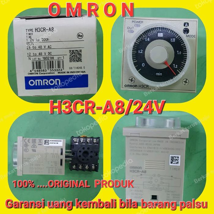 Timer H3Cr -A8 /24V ...Omron (Original)