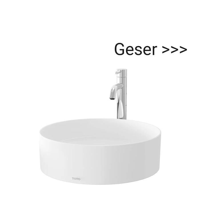 Wastafel Toto LW 573 J / LW573J (Body Only) Model Diatas Meja