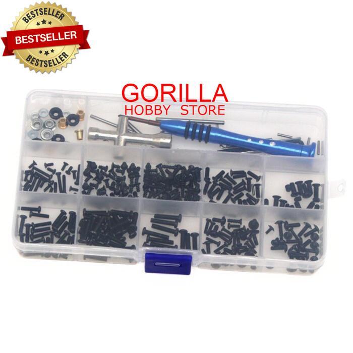 BAUT MUR SET LENGKAP MOBIL RC CAR WLTOYS 144001 144010 124007 124008