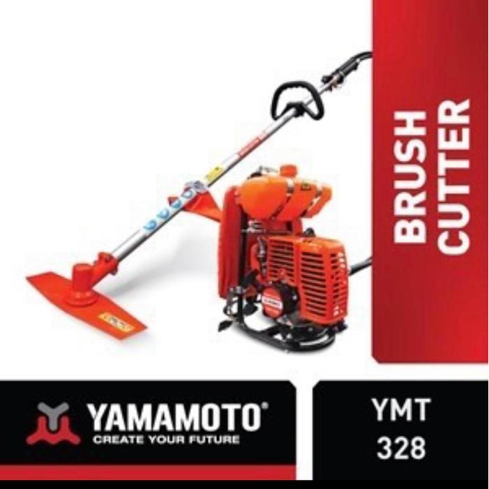 Mesin Potong Rumput YAMAMOTO YMT-328 Potong Rumput Gendong 2Tak