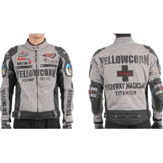 ASLI YELLOW CORN YB-5119 TITANIUM JACKET TOURING RIDING JACKET MOTOR GINAL READY STOCK