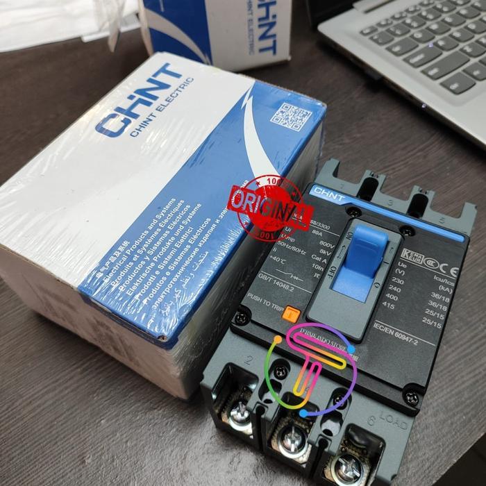 Mccb 80A/100A/125A Chint 3Phase 25Ka Original Nxm-125S Breaker Chint