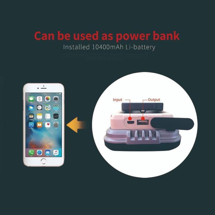 Lampu Kerja Emergency Lamp Sunrei V1500 1500 Lumens IPX5 Powerbank