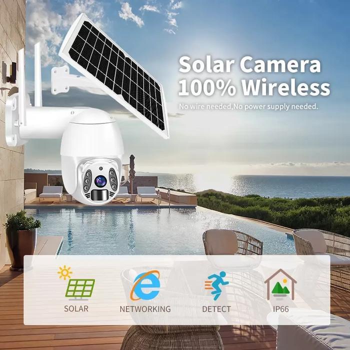 4G Solar Ip Wifi Camera Battery Cctv Video Wireless Surveillance