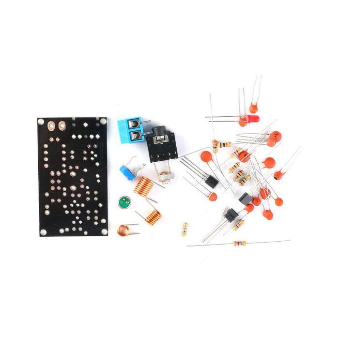 Diy Kit Pemancar Radio Fm Wireless Mic 85-115Mhz Transmitter 100M-1Km