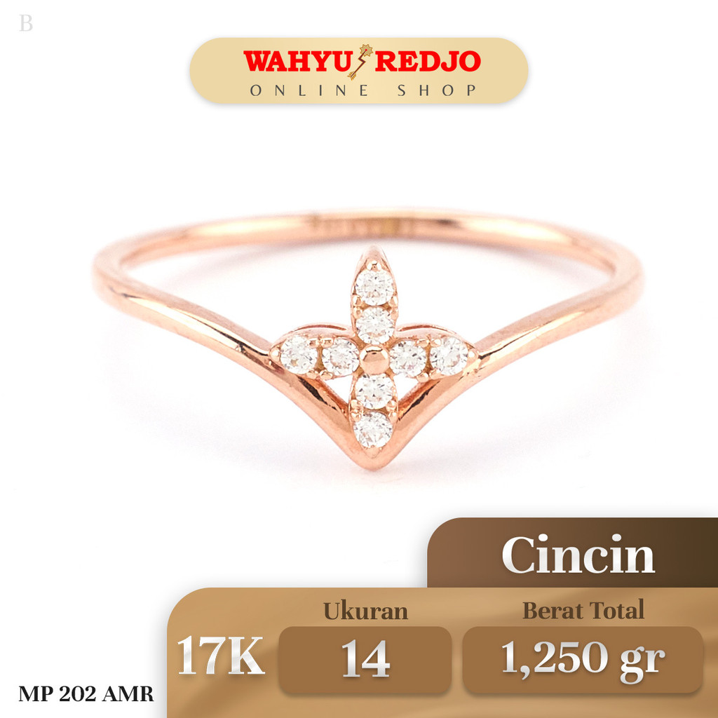 Cincin Emas  AMR Kadar 17K Wahyu Redjo CC-17K 30646053PMR