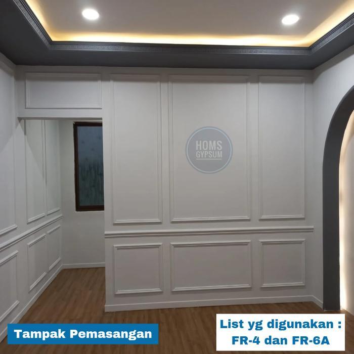 "New" List Wall Moulding Gypsum / List Wallmoulding / Lis Moulding/ List Dinding / HOMS GYPSUM