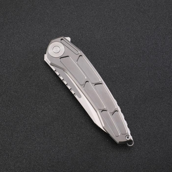Twosun Ts45 D2 Steel Titanium Handle Folding Knife Ball Bearing