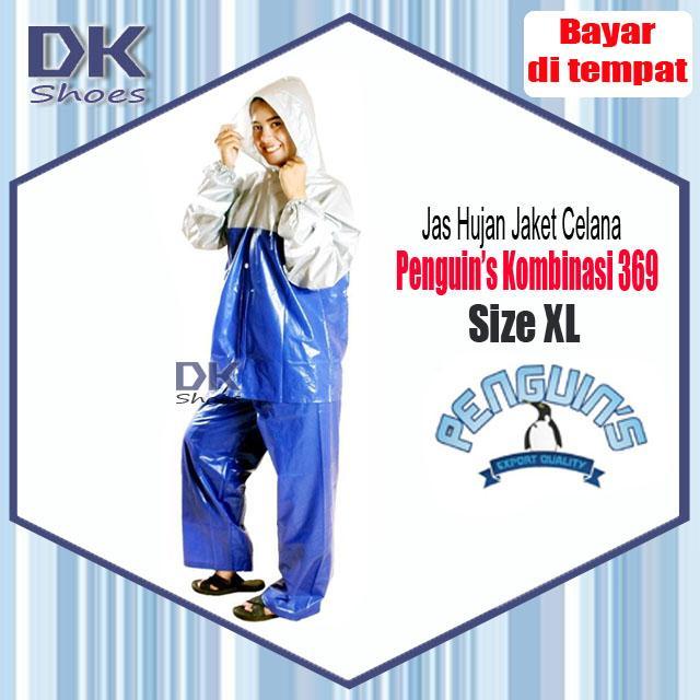 Jas Hujan Penguin's 369 Kombinasi / Jas Hujan Dewasa Jaket Celana