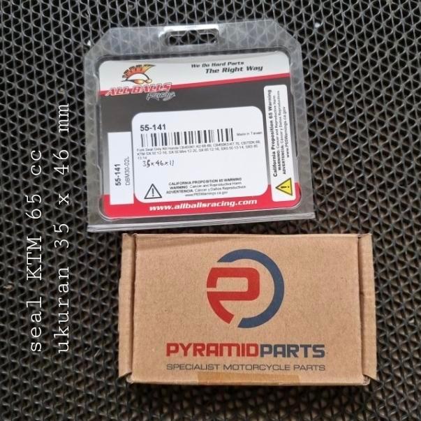 Seal Oli Usd Shock Depan Upside Down Ktm 65 Sx Xc Ukuran 35 Mm - 46 Mm