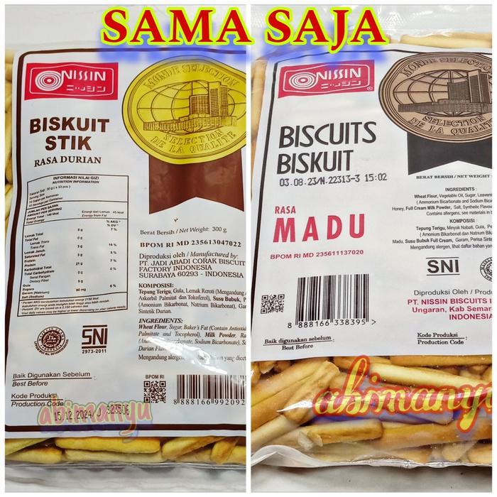"New" Kue Kering Nissin Aneka Rasa 300 gram - TEXA - FISHLY - FRYCHIP - BISCUIT KERING - BISKUIT