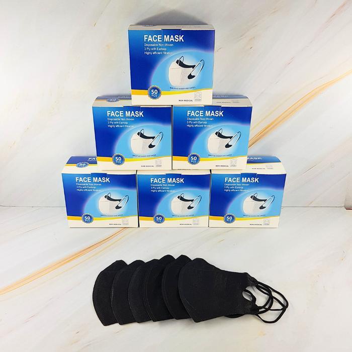 "New" CIABBI 6 BOX / 300 PCS PAKET BUNDLE HEMAT USAHA MASKER DUCKBILL DUCK BIL FACEMASK FACE MASK