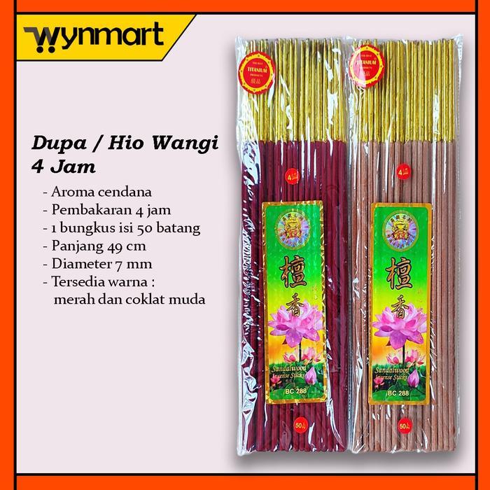 Dupa Sembahyang / Hio besar 4 Jam Aroma Sandalwood