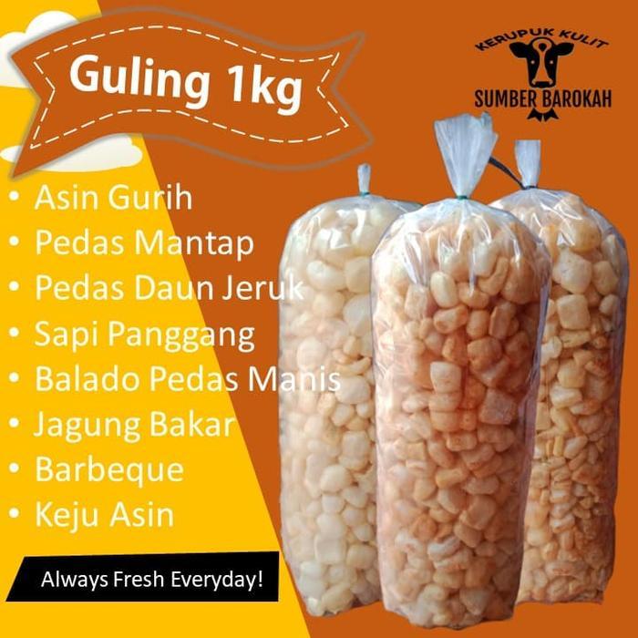 Kerupuk Kulit Sapi Matang (1Kg) Terbaik