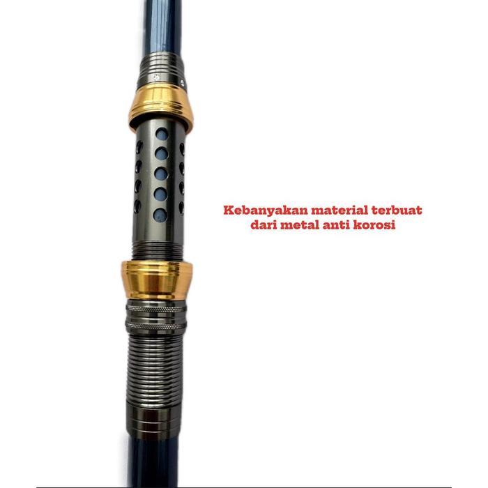 Joran Metal Kwalitas Premium Merek Terkenal Phoenix Land Joran Memancing Ikan Besar Pancing Laut