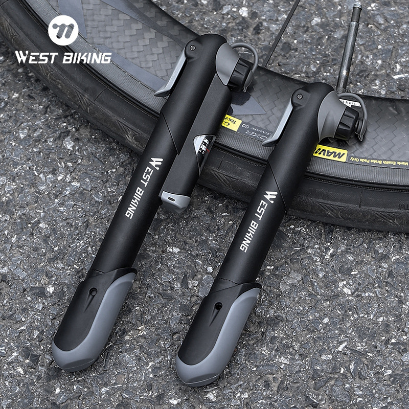 West Biking Pump High Pressure Hand Air Pump Cycling Tire Inflator Portable Ultralight Road Mtb Pump