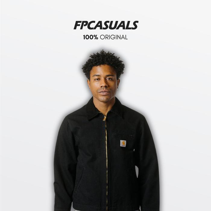 Carhartt Wip Detroit Jacket Black Bnwt Original Resmi