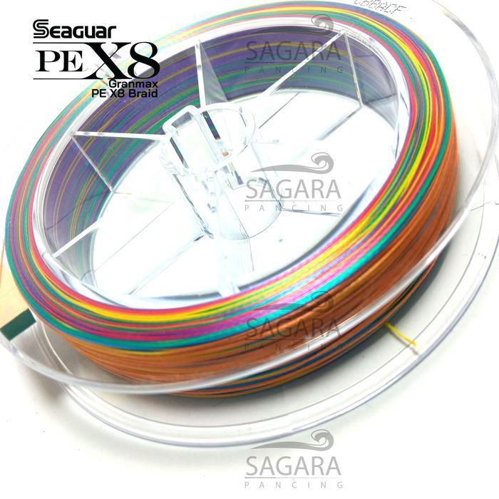 SENAR PE SEAGUAR GRAND MAX X8 MULTI COLOR PE SEAGUAR 200 300 400 METER