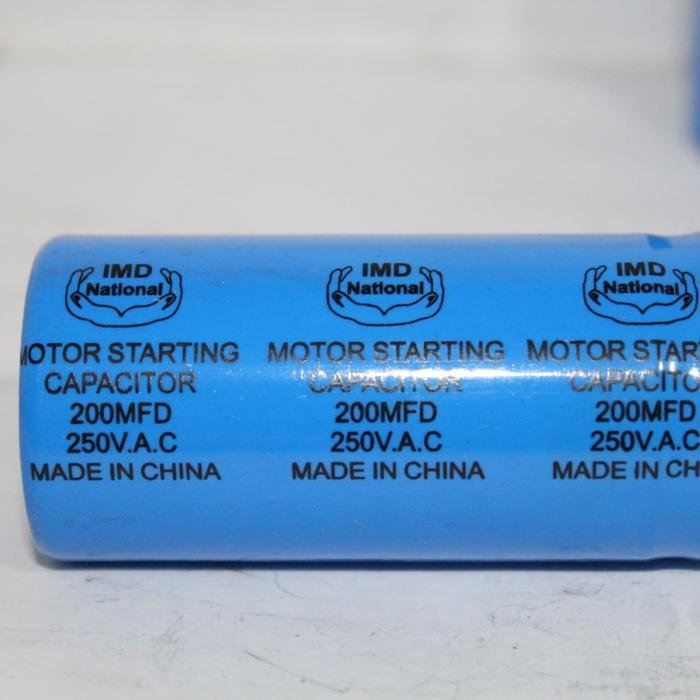 Kapasitor Dinamo 200 uf Bulat IMD National