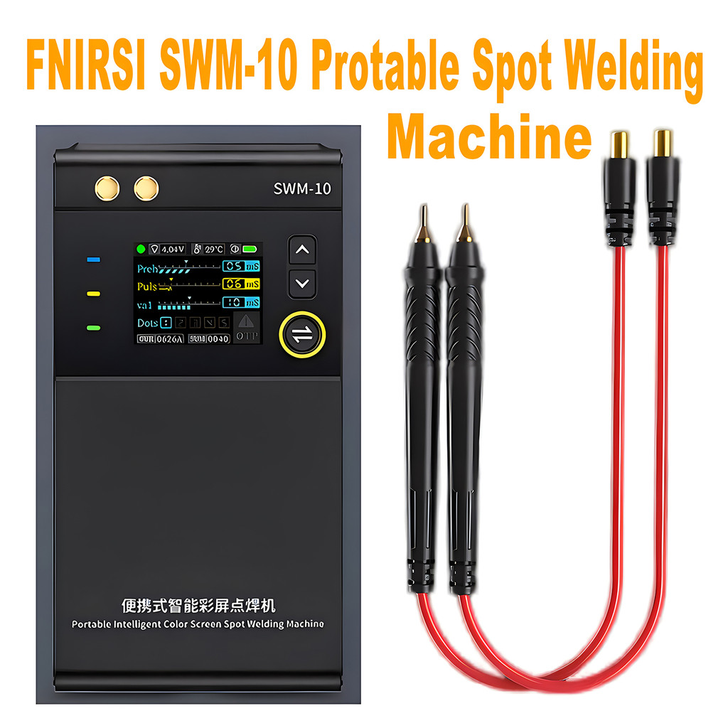 Fnirsi Swm-10 Portable Spot Welding Machine 18650 Li-Ion Battery Pack Spot Welders Diy Mini Welding