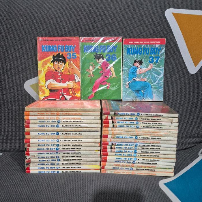 Paket Komik Kungfu Boy Vol 1-37 Tamat Set Lengkap Fulset Fullset Manga