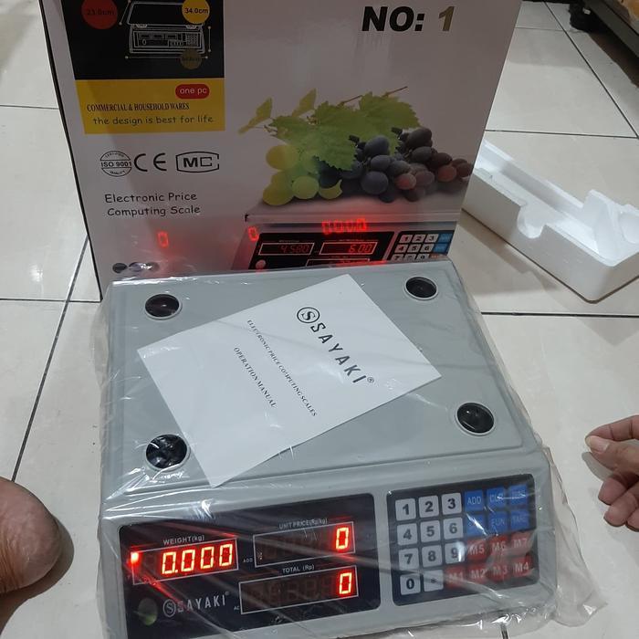 SAYAKI Timbangan Digital ACS-A timbangan buah/sembako/laundry