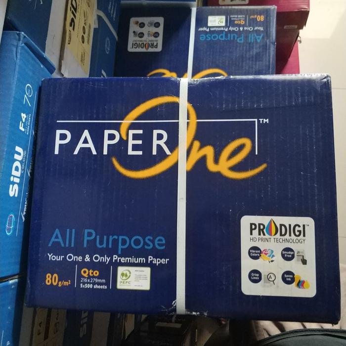 Kertas Quarto 80 Gram Paper One