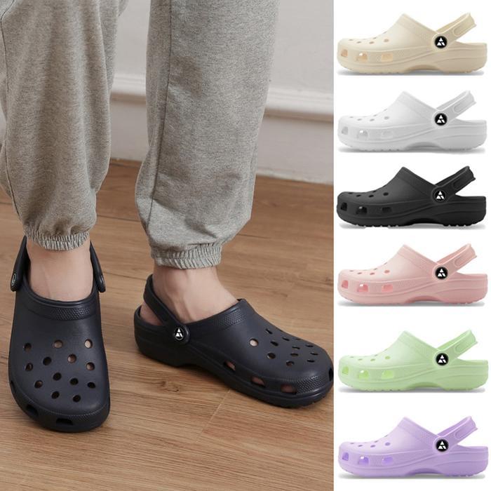 Sandal Kodok Pria Baim Fuji Clog Jelly Anti Air Karet Wedges Big Size 40-45 - Sendal, Shoes