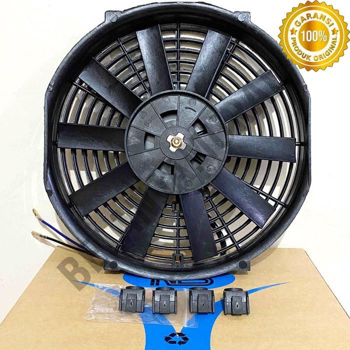 Extra Fan Cooling Fan Ac Mobil Universal 8, 10, 11, 12 Inchi 12V Nis